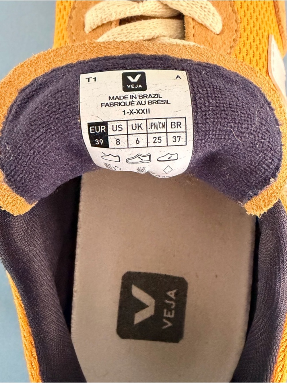Veja Rio Branco Alveomesh Ouro White Suede Sneakers - Picture 11 of 11